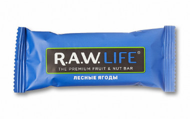 R.A.W. LIFE Батончик орехово-фруктовый Лесные ягоды 47г — 65fit
