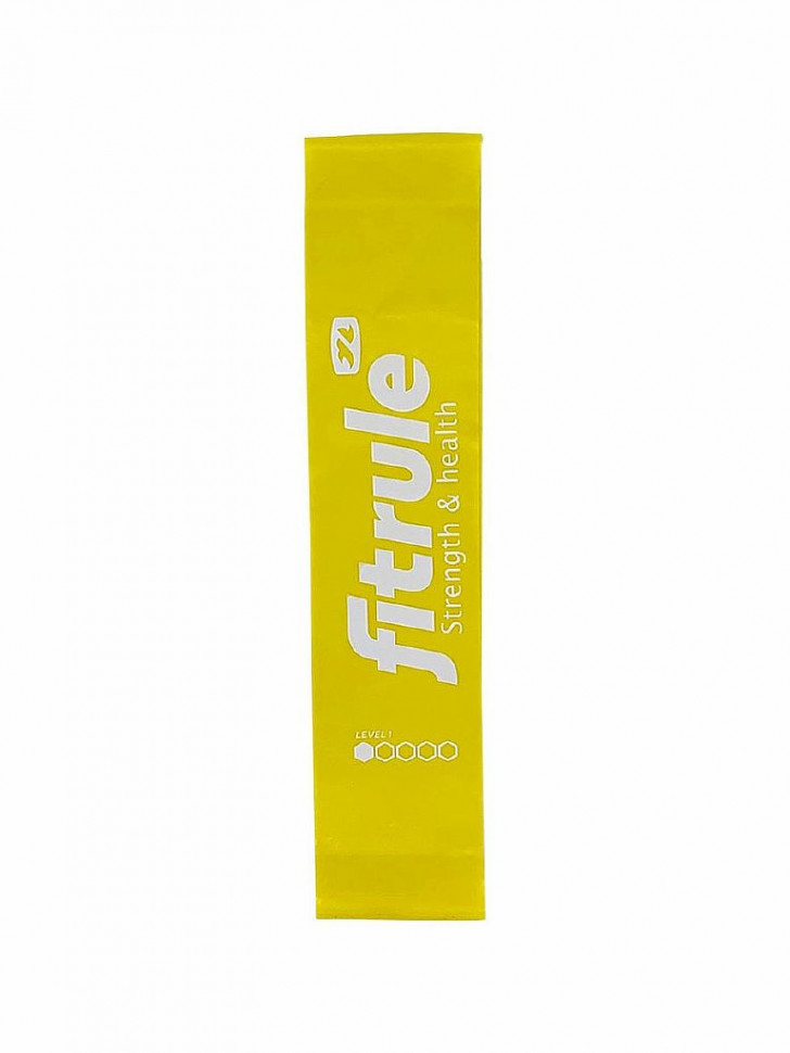 FITRULE Фитнес резинка для ног (3 кг, желтая) фото 1 — 65fit