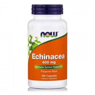 #NOW Echinacea Root 400 mg 100 Capsules — 65fit