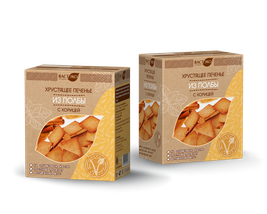 ВАСТЭКО Хрустящее печенье из полбы с корицей 170г — 65fit