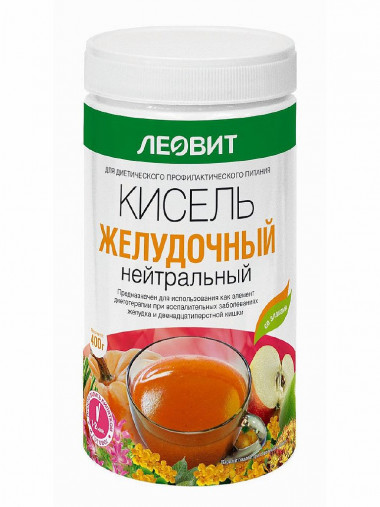 ЛЕОВИТ Кисель «Желудочный нейтральный» (банка) 400г &mdash; 65fit