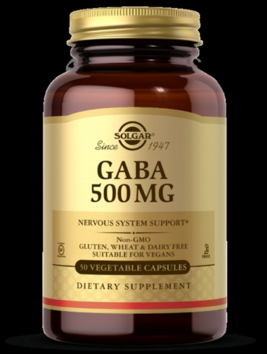 #SOLGAR  GABA 500 mg 50 Veg Capsules — 65fit