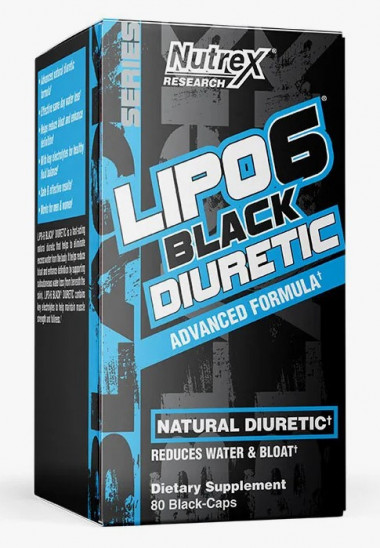 #Nutrex Lipo-6 Black Diuretic 80caps — 65fit
