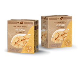 ВАСТЭКО Хрустящее печенье из полбы с кунжутом 170г — 65fit