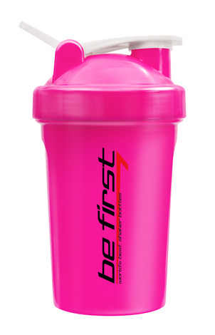 BE FIRST Шейкер 400 мл Розовый с шариком (TS 1358-Pink) фото 1 — 65fit