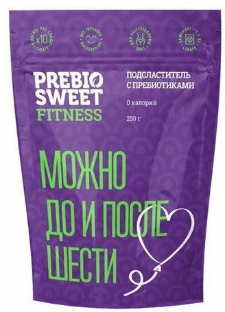 Пребиосвит Фитнес (Prebiosweet Fitness), 250 г фото 1 — 65fit