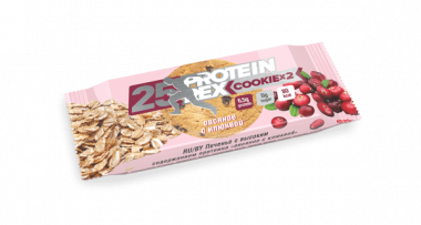 Протеиновое печенье  клюква 50гр, Protein Rex — 65fit