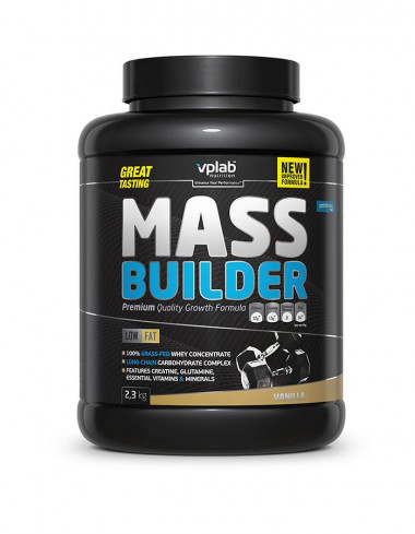 VPLAB MASS BUILDER Гейнер &quot;Ваниль&quot; банка 2,3кг — 65fit