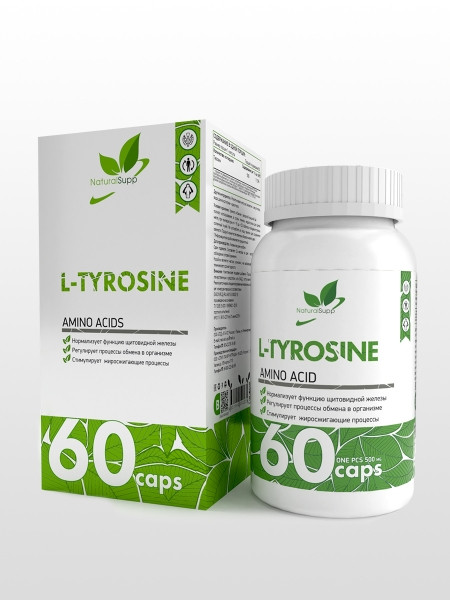NATURALSUPP L-Tyrosine 500 mg 60 caps фото 1 — 65fit