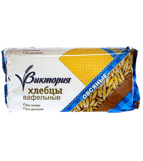 ВИКТОРИЯ Хлебцы "Вафельные овсяные" 60г фото 1 — 65fit