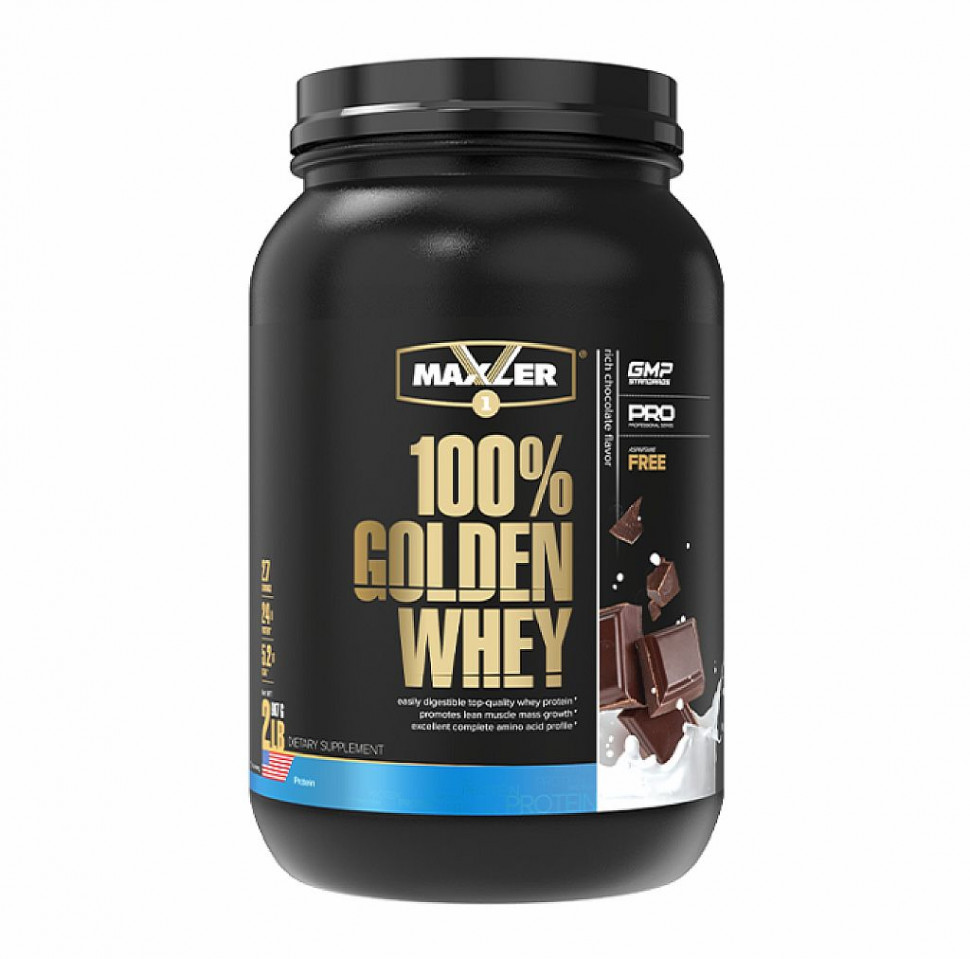 #Maxler Golden Whey 2lb Rich Chocolate фото 1 — 65fit