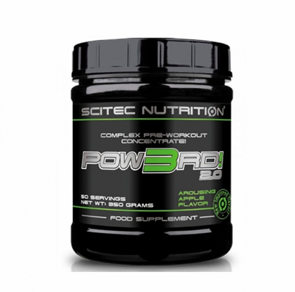 #SCITEC NUTRITION  Pow3rd 2.0 350g (arousing apple) фото 1 — 65fit