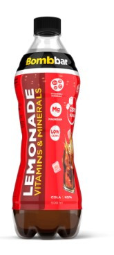 ТМ Bombbar Напиток безалкогольный сильногазированный обогащённый со вкусом "Кола" 500 мл &mdash; 65fit