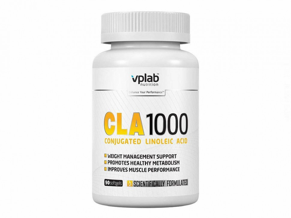 VPLAB CLA 1000 Конъюгированная линолевая кислота 90 капсул фото 1 — 65fit