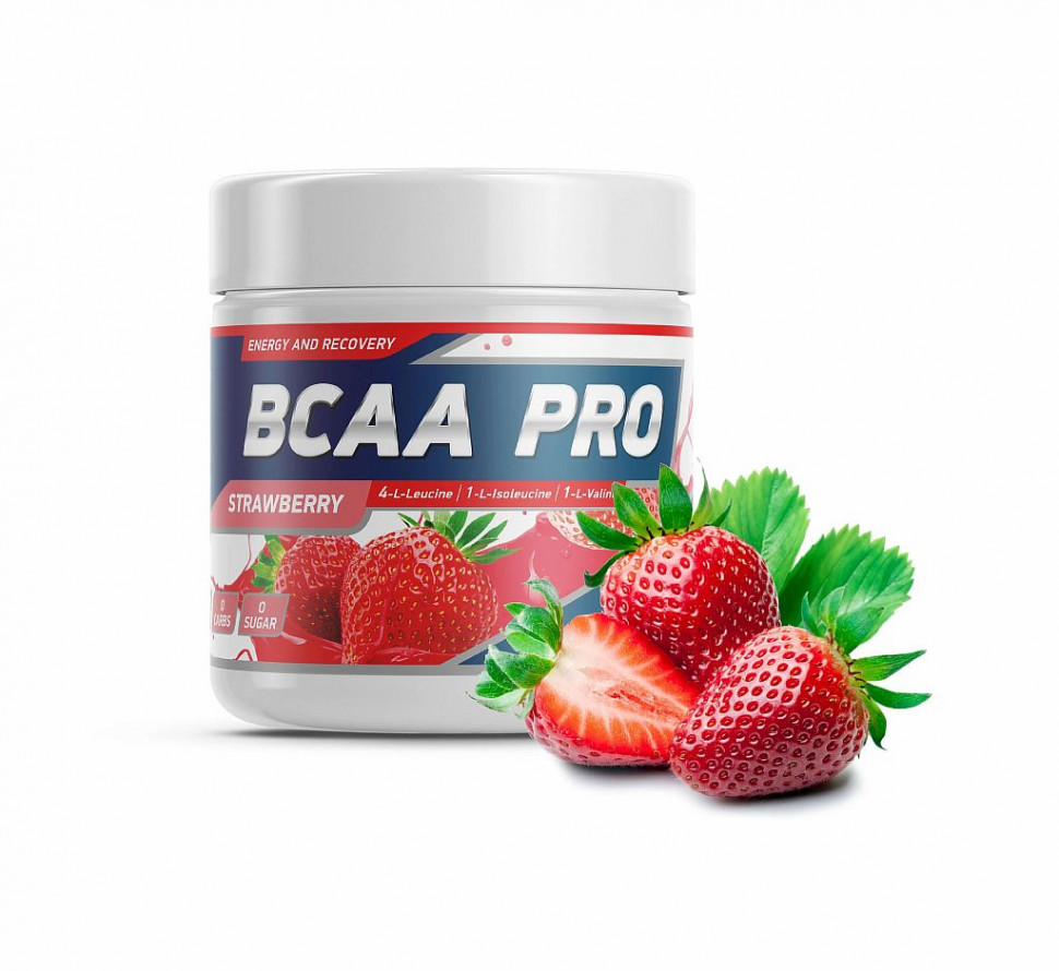 GeneticLab Аминокислоты BCAA 2:1:1 Клубника 250g. фото 1 — 65fit