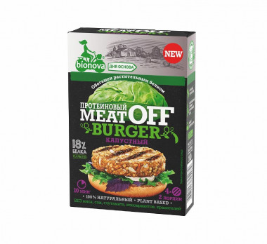 BIONOVA Смесь для овощного Бургера &quot;MeatOff&quot; капустный 100г/6 — 65fit