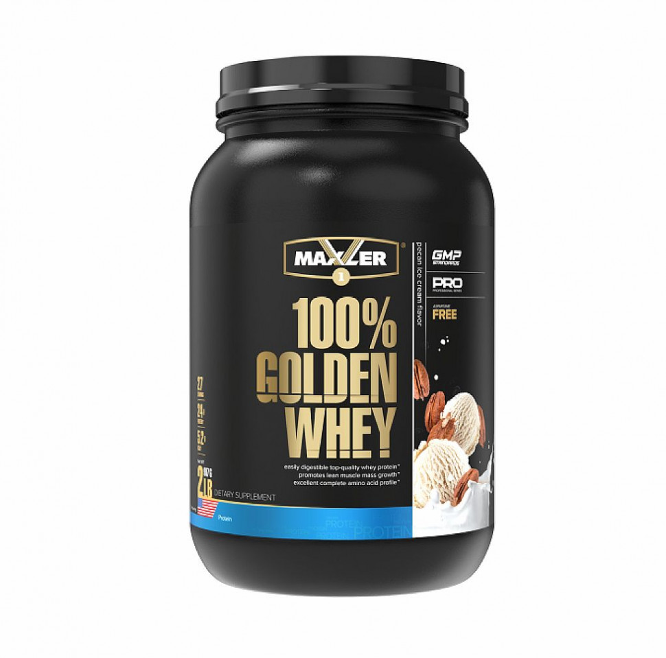 #Maxler Golden Whey 2lb Pecan Ice Cream фото 1 — 65fit