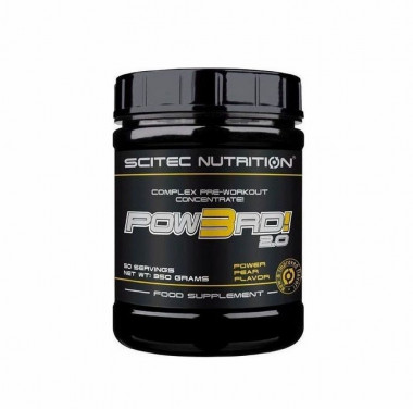 #SCITEC NUTRITION  Pow3rd 2.0 350g (power pear) — 65fit