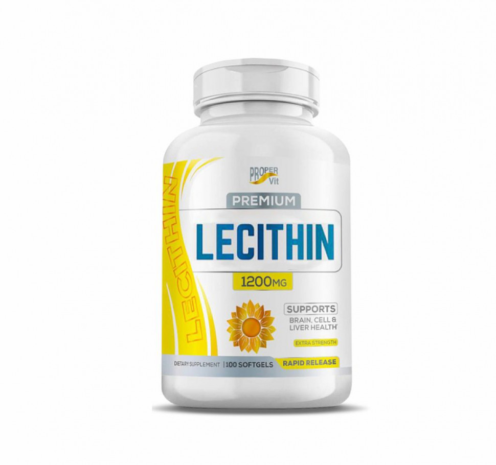 #Proper Vit Premium Soy Lecithin 100softgels фото 1 — 65fit
