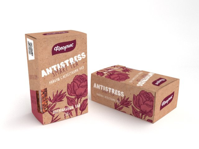SMART TEA Флорис Чайный напиток Antistress 75г (пачка) фото 1 — 65fit