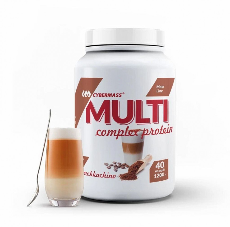 #Cybermass Multi Protein Моккачино 1200g фото 1 — 65fit