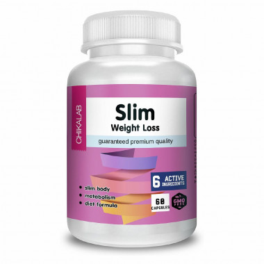 CHIKALAB Комплексная пищевая добавка &quot;Slim для контроля веса&quot; 60 капс — 65fit
