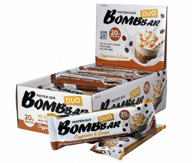 BOMBBAR Батончик DUO "Капучино" 60г &mdash; 65fit