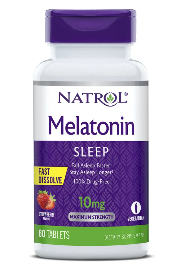 #NATROL Melatonin 10 mg 60tab фото 1 — 65fit