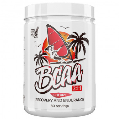 Аминокислоты BCAA 2:1:1 Cherry (вишня) 400 г, Busta Cap — 65fit