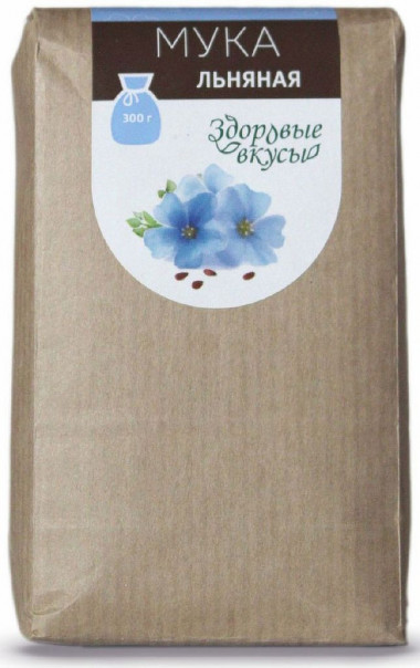 ЗДОРОВЫЕ ВКУСЫ Мука льняная 300г — 65fit