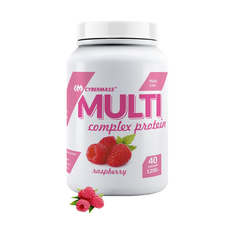 #Cybermass Multi Protein Малина 1200g фото 1 — 65fit