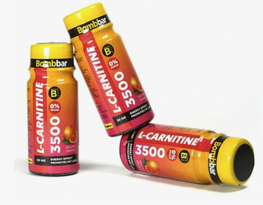 BOMBBAR Напиток б/а L-carnitine 3500 Сицилийский Апельсин шот 50мл — 65fit