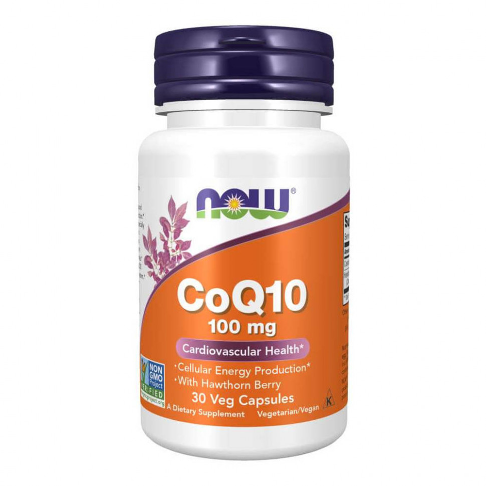 #NOW CoQ10 100 mg 30Capsules фото 1 — 65fit