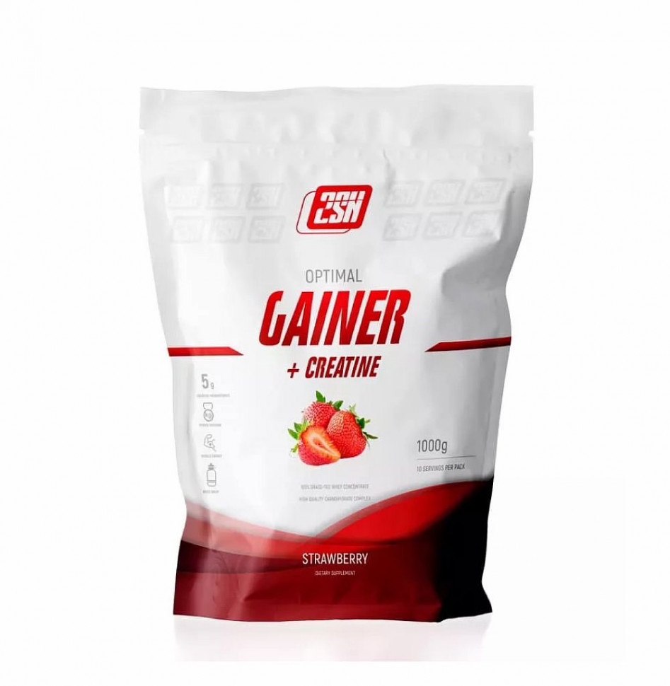 #2SN Gainer+Creatine 1000g Клубника фото 1 — 65fit