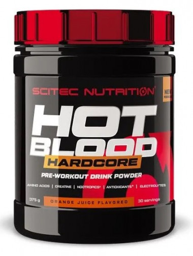 #SCITEC NUTRITION Hot Blood Hardcore 375g (Orange juice) &mdash; 65fit
