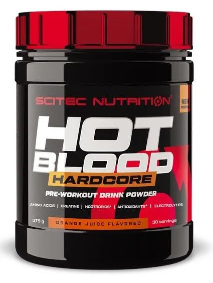 #SCITEC NUTRITION Hot Blood Hardcore 375g (Orange juice) фото 1 — 65fit