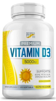 #PROPER VIT Vitamin D3 5000 120 vegcaps — 65fit