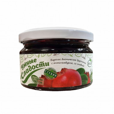 УМНЫЕ СЛАДОСТИ Варенье Брусничное 250г — 65fit
