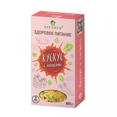 ОРГТИУМ Кускус с овощами 180г &mdash; 65fit