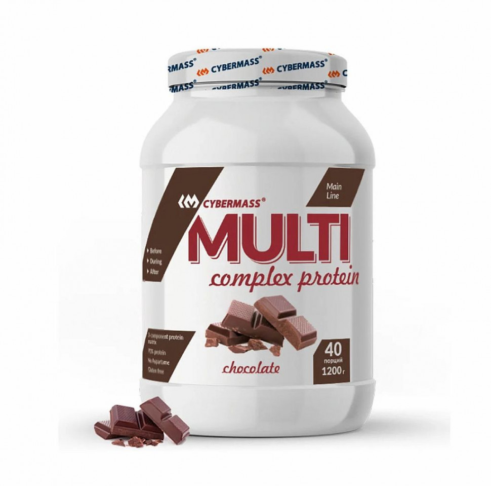 #Cybermass Multi Protein Шоколад 1200g фото 1 — 65fit