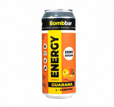 BOMBBAR Напиток б/а L-CARNITINE Апельсин ж/б 0,5л — 65fit