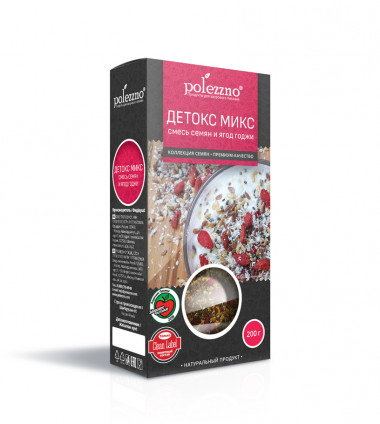 POLEZZNO ДЕТОКС МИКС смесь семян и ягод годжи 200г — 65fit