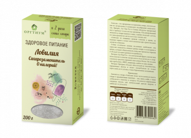 ОРГТИУМ Ловилия сахарозаменитель (натуральные экстракты) 200г — 65fit