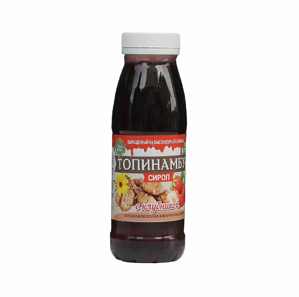 МАГИЯ ПРИРОДЫ Сироп топинамбура Клубника 330г фото 1 — 65fit