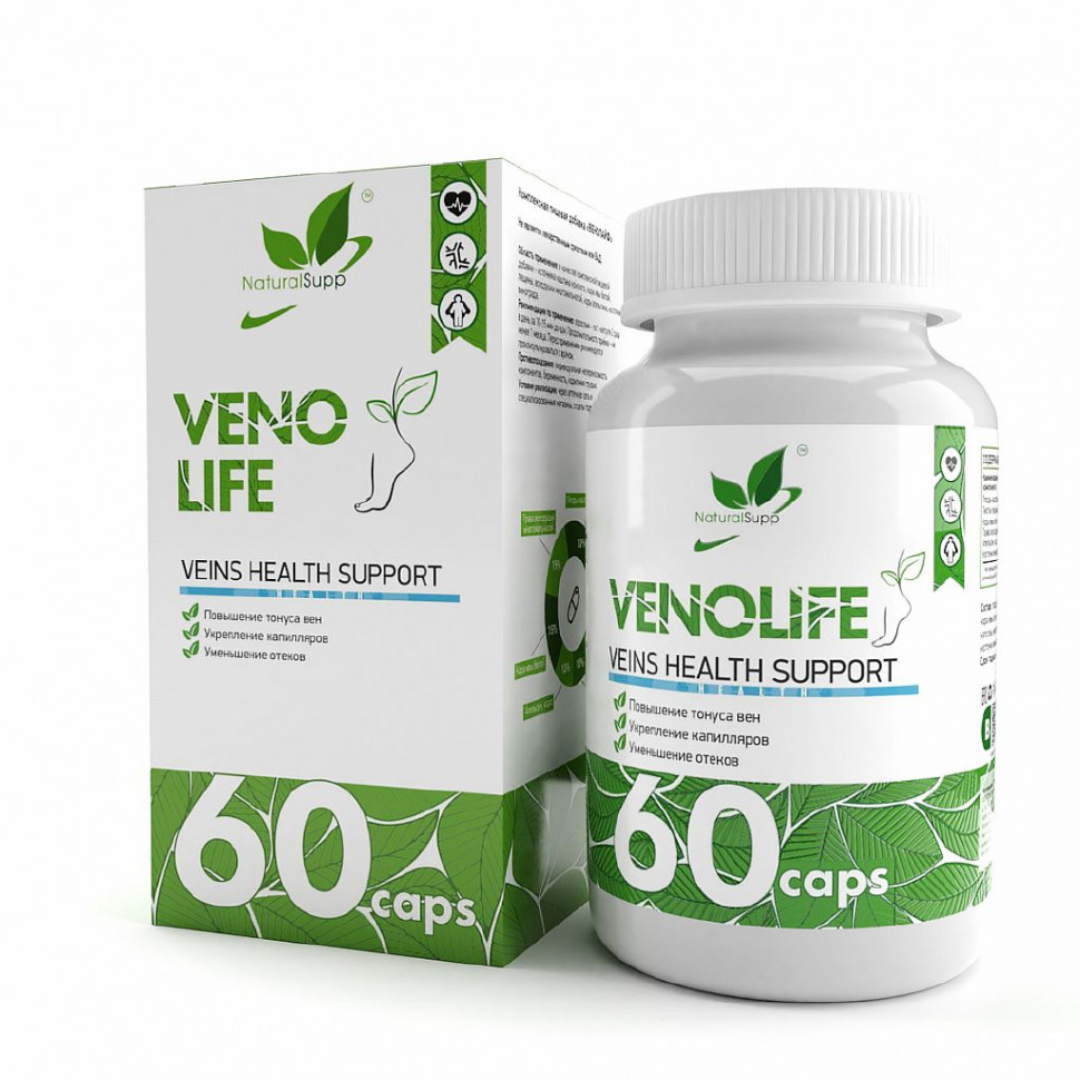 #NATURALSUPP Veno Life 60 caps фото 1 — 65fit
