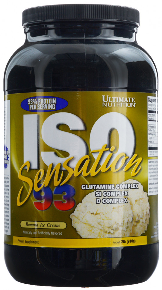 ISO Sensetion Banana 910g, Ultimate Nutrition фото 1 — 65fit