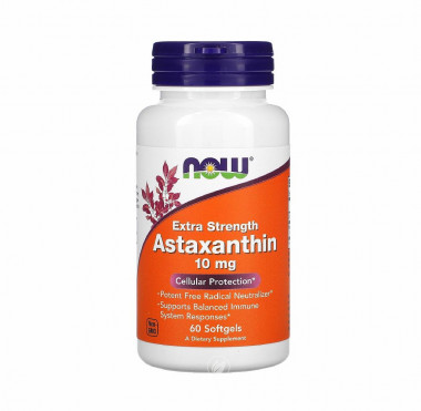 #NOW Astaxanthin 10mg 60 sgels — 65fit