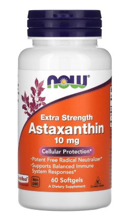 #NOW Astaxanthin 10mg 60 sgels — 65fit