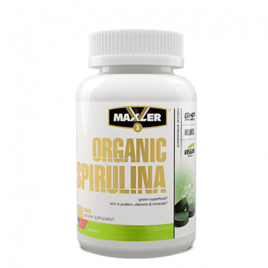 # MAXLER Organic Spirulina 505mg 180tab — 65fit