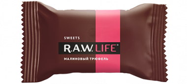 R.A.W. LIFE Конфета Малиновый трюфель18г — 65fit
